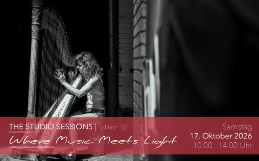 THE STUDIO SESSIONS | Edition 02: «Where Music Meets Light» – Fotografie in Biglen