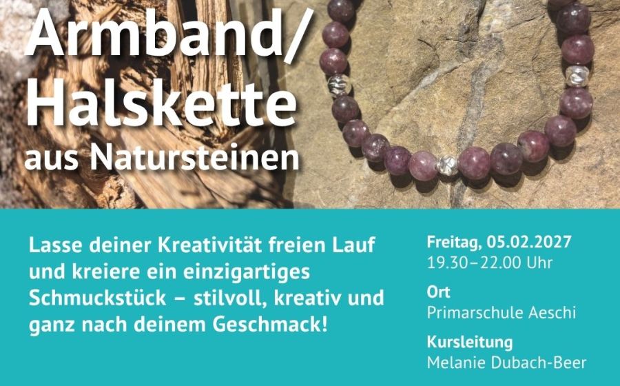 Armband Natursteine – Handwerk & DIY in Frutigland