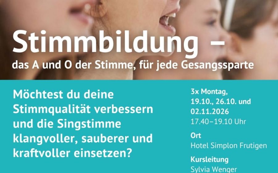 Stimmbildung – Musik & Tanz in Frutigen