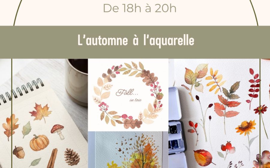 L'automne à l'aquarelle – Malen & Zeichnen in Font