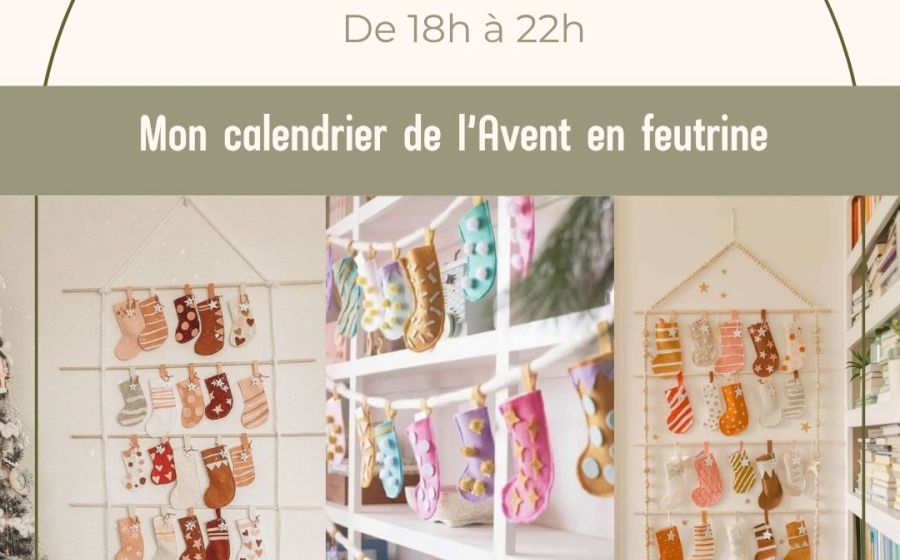 Mon calendrier de l'Avent en feutrine – Handwerk & DIY in Font