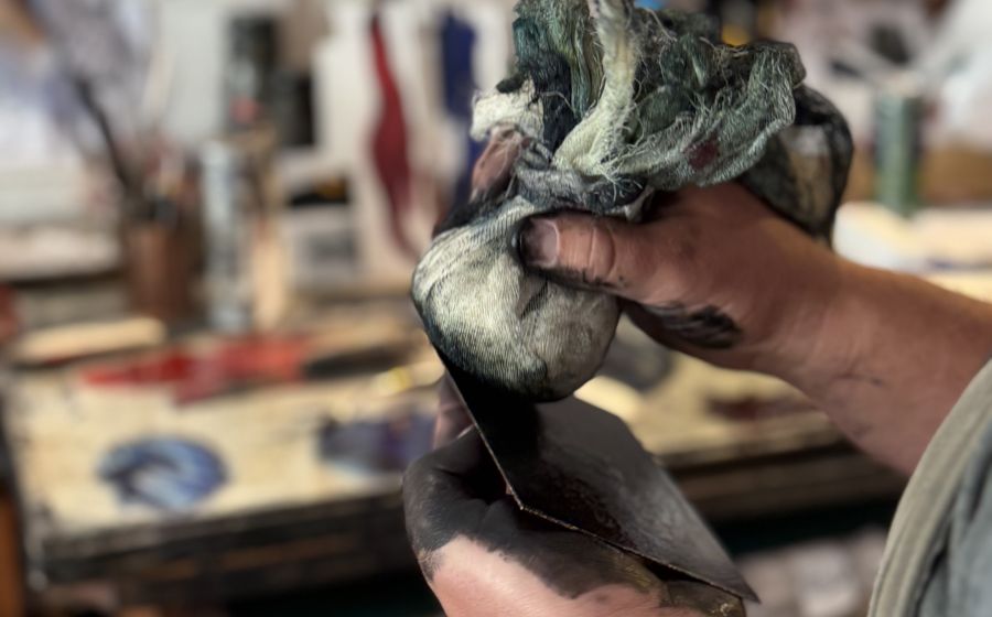 Une demi-journée pour imprimer à l'atelier – Malen & Zeichnen in Carouge