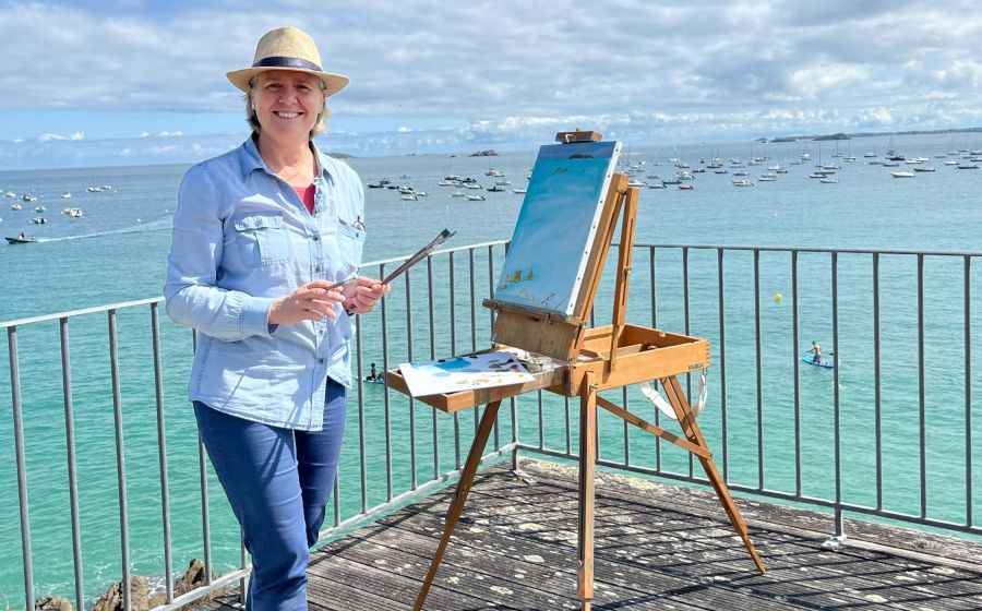 Stage de peinture en plein air – Provence – Malen & Zeichnen in Provence