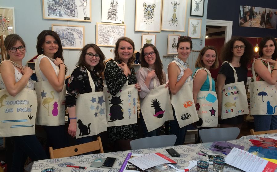 Customisation de tote bag – Handwerk & DIY in Genève