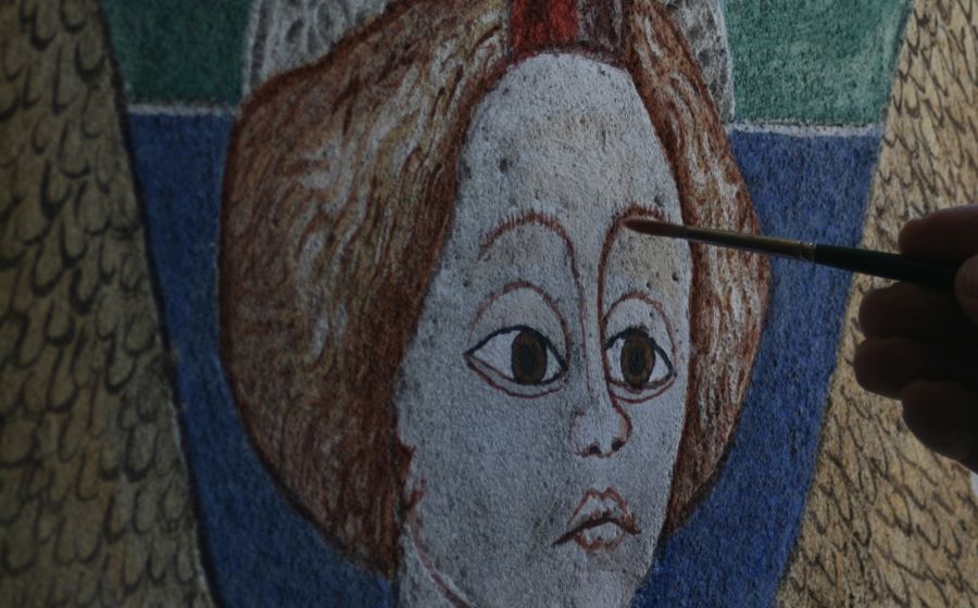 Corso sulla tecnica dell'affresco – Malen & Zeichnen in San Vittore