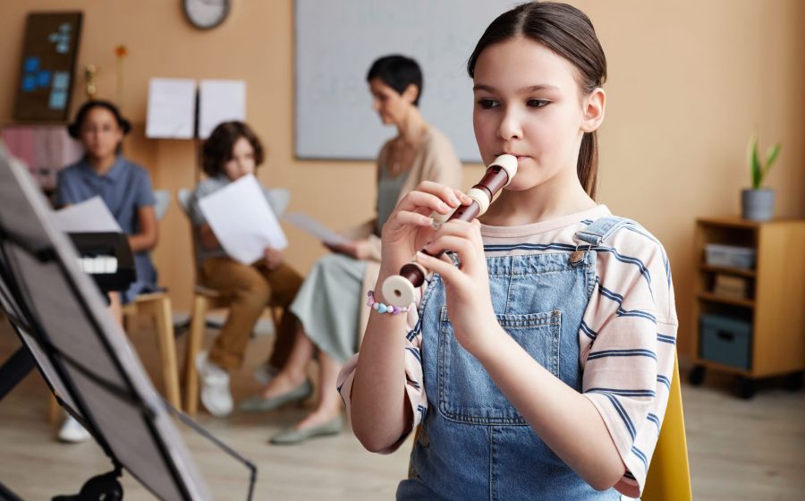 Grundschule mit Blockflöte – Musik & Tanz in Dagmersellen