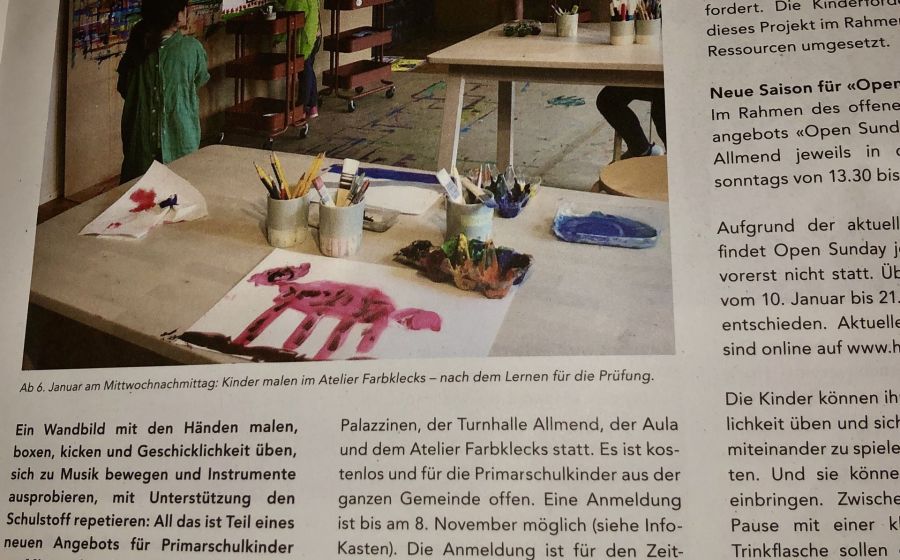 Malkurs für Kinder – Malen & Zeichnen in Horw