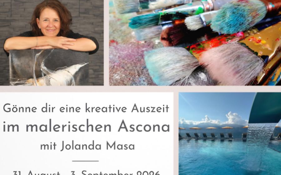 Künstlerische Auszeit in Ascona / 4-Tages Malkurs – Malen & Zeichnen in Ascona