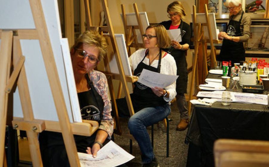 Grundkurs Acryl – Malen & Zeichnen in Sarnen