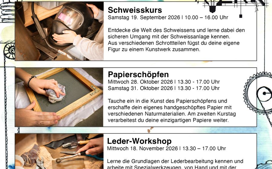 Kreativ-Specials – Handwerk & DIY in Buchs SG