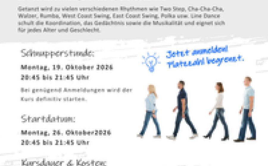 Country Line Dance – Beginner – Musik & Tanz in Dulliken
