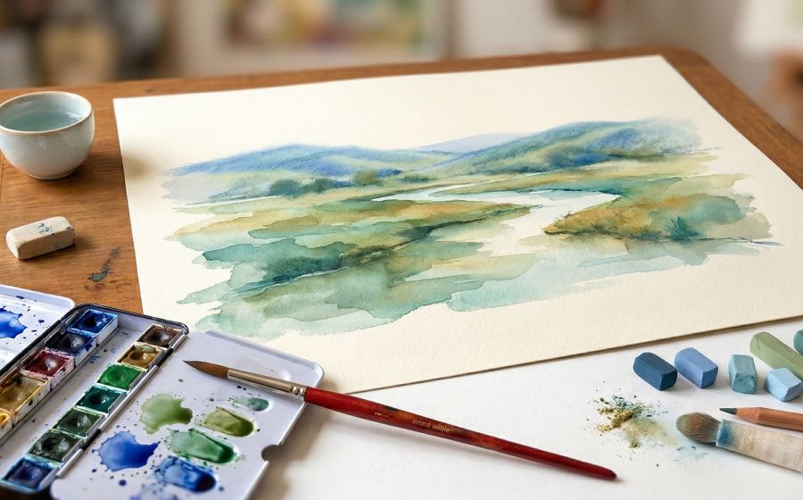 Pastel & Aquarelle – Malen & Zeichnen in Lausanne