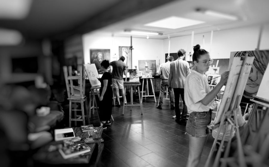 Workshop en studio ou extérieur – Malen & Zeichnen in Lausanne