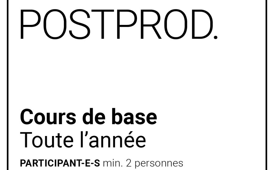 Sortie postproduction – Fotografie in Penthalaz