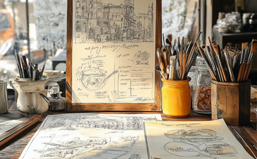 Atelier ouvert midi «à la carte» – Malen & Zeichnen in Vevey