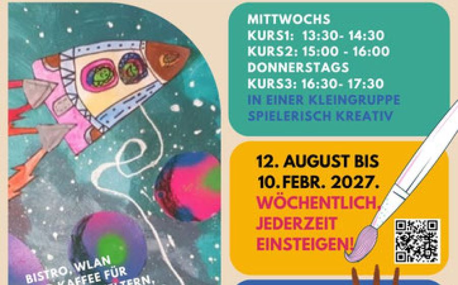 Semesterkurs Malkurs für Kinder – Malen & Zeichnen in Winterthur
