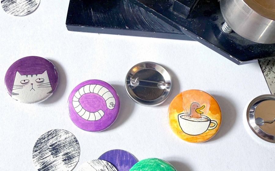 Workshop: Buttons – Malen & Zeichnen in Zürich