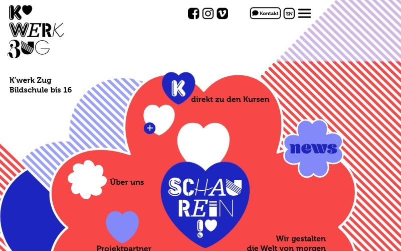 Vorschau der Webseite von K'Werk Zug