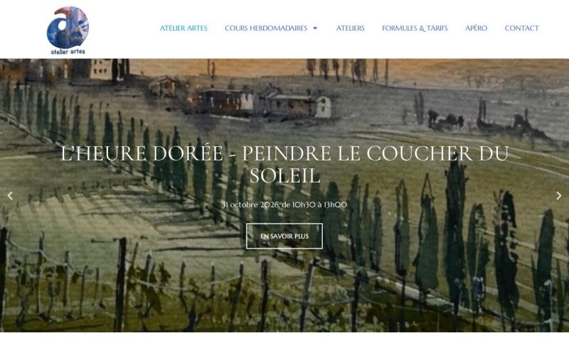 Vorschau der Webseite von Atelier ARTES