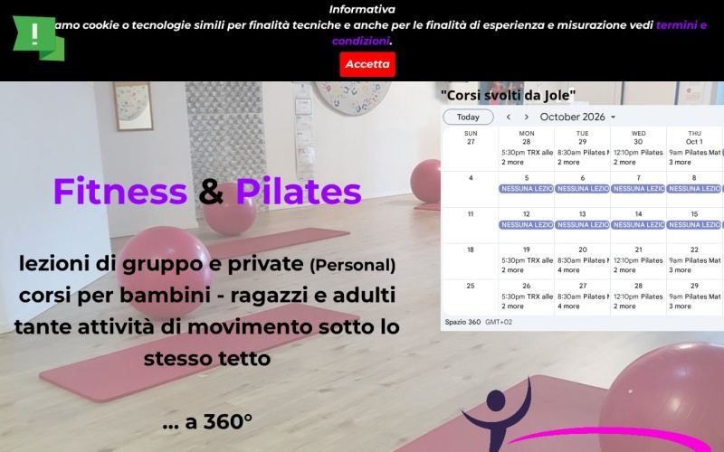 Vorschau der Webseite von Spazio 360°