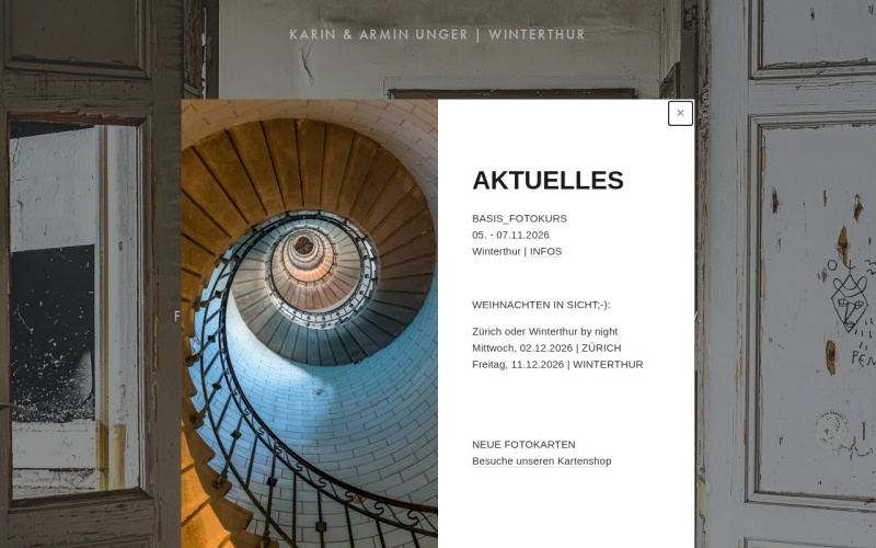 Vorschau der Webseite von photo-unger (Armin + Karin Unger)