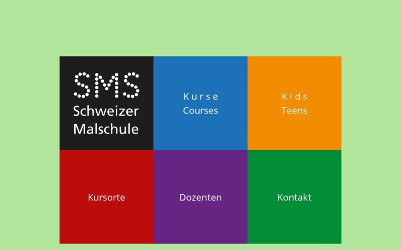 Vorschau der Webseite von SMS Schweizer Malschule