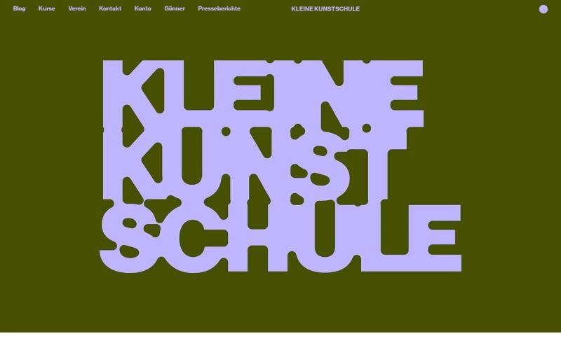 Vorschau der Webseite von Kleine Kunstschule St. Gallen