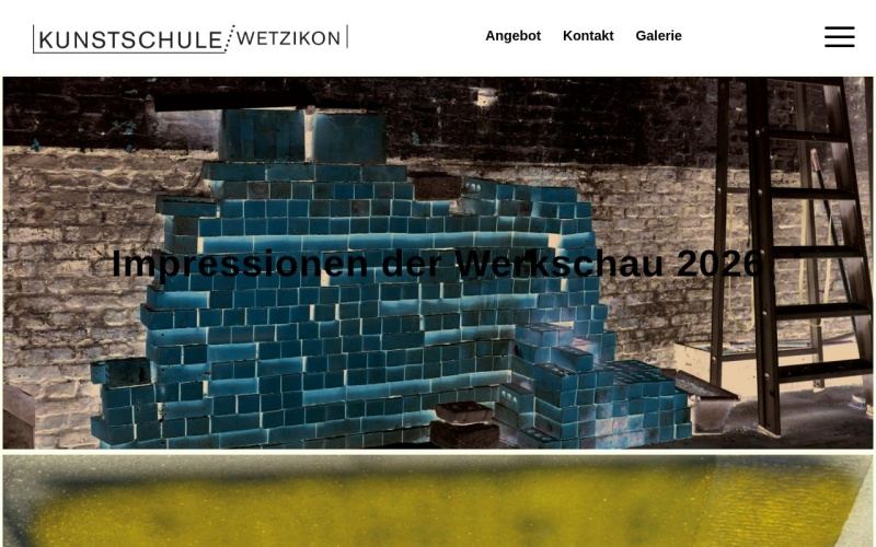 Vorschau der Webseite von Kunstschule Wetzikon