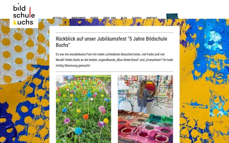 Vorschau der Webseite von Bildschule Buchs SG